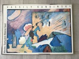 Kandinsky Bild 87x 62 cm inkl. Alurahmen