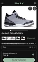 JORDAN 3 WOLF GREY // EU 41