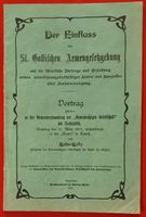 Historische Schrift: St. Gallische Armengesetzgebung 1901