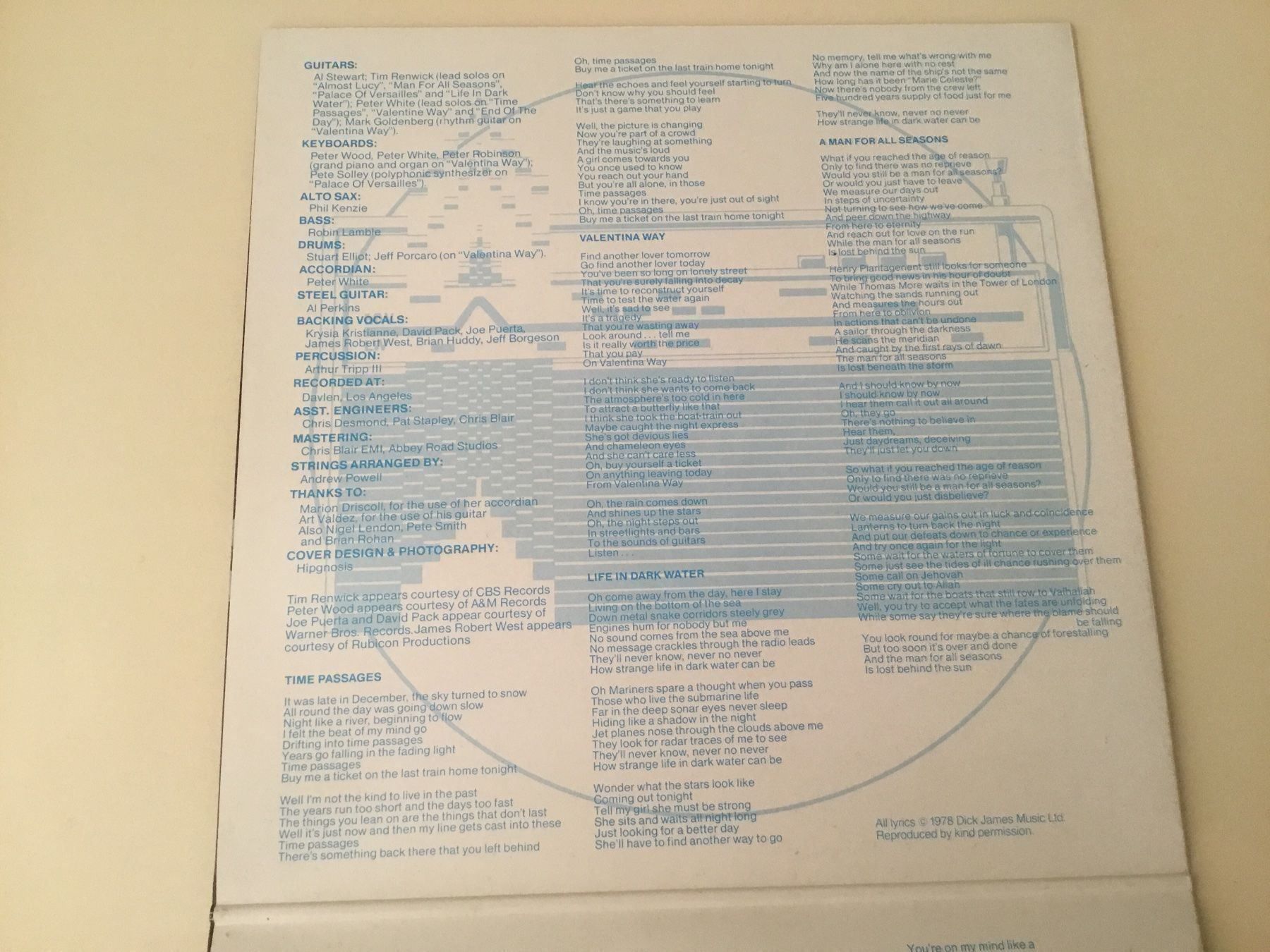 Dischi in vinile: Al Stewart / Time passages – Usato da Kreuzlingen venduto da Schuggerman 3