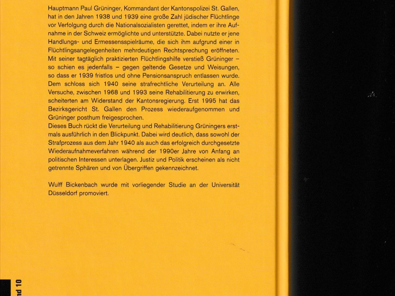 Bücher: Grüninger Paul - Gerechtigkeit – Gebraucht aus Chur von zowie72 1