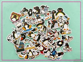 50x Pingu Kleber