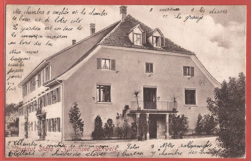 Stäfa - Institut Stäfa am Zürichsee - 1909 (Gebraucht) in Fislisbach ...