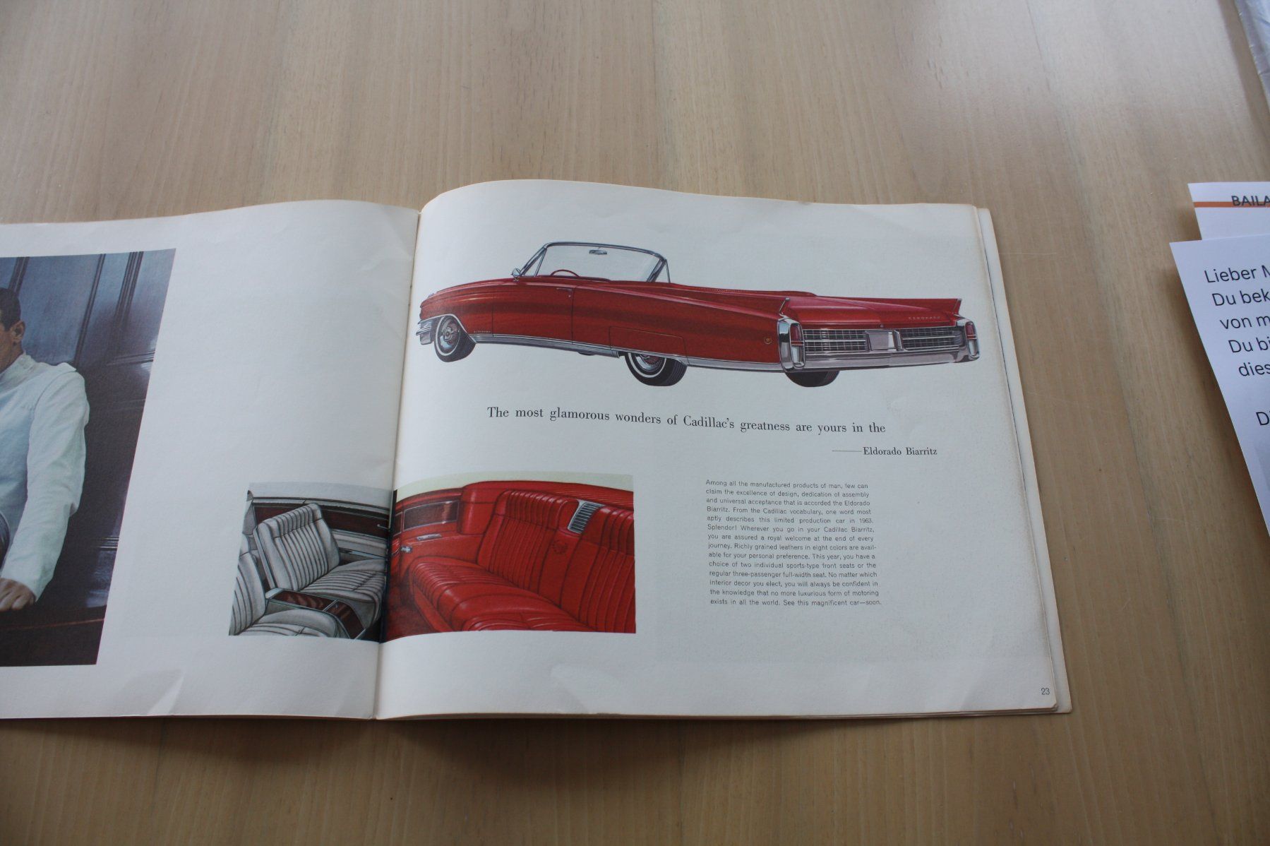Cadillac Documenti: Cadillac Prestige Katalog 1963 Grossformat – Usato da Wikon venduto da erwin400 8