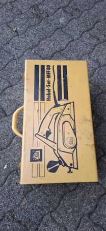 Metallkoffer Werkzeugkoffer alt, antik