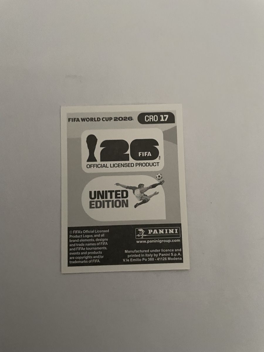 Panini Cartes à collectionner: FIFA WM 2026 Marco Pasalic CRO 17 – Neuf (Voir description) à Winterthur par Cobraforce 1
