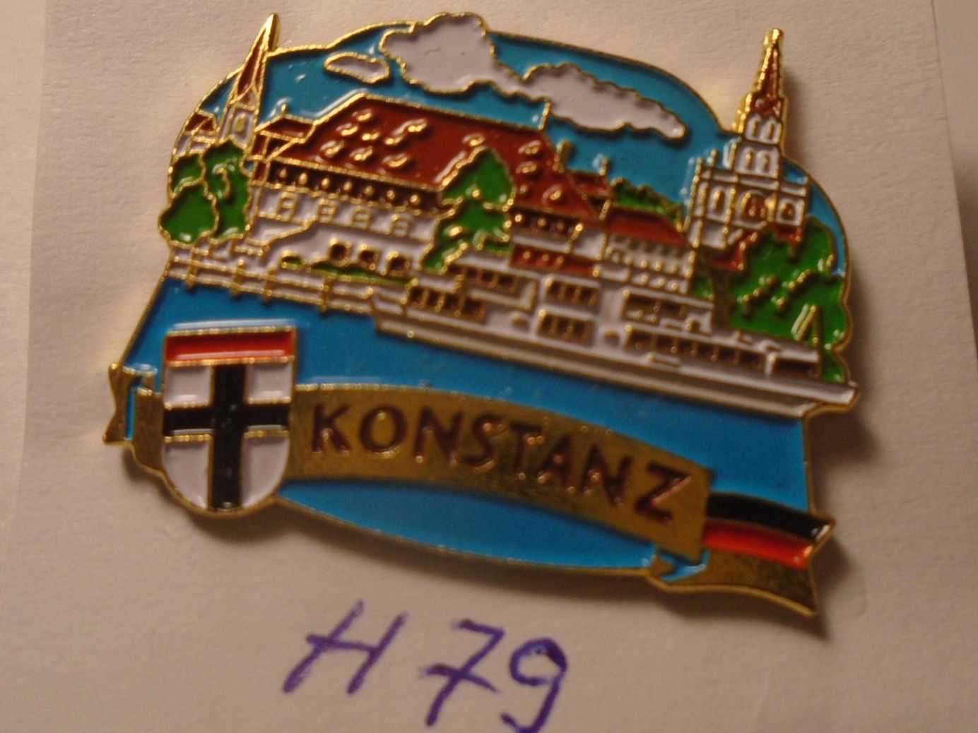 Plaketten & Abzeichen: 1 Konstanz  Pin (H79) – Gebraucht aus Winterthur von Beli2000