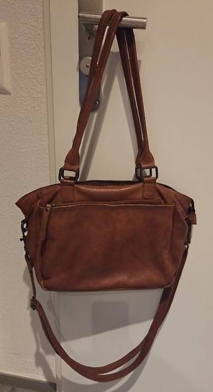 Taschen für Damen: Dunkelbraune Ledertasche (Marke Bear) – Gebraucht aus Herisau von lia17