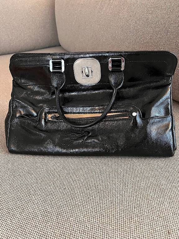 Longchamp Taschen für Damen: Longchamp Gatsby schwarz glänzend – Gebraucht aus St. Niklausen LU von Mimmi86 3