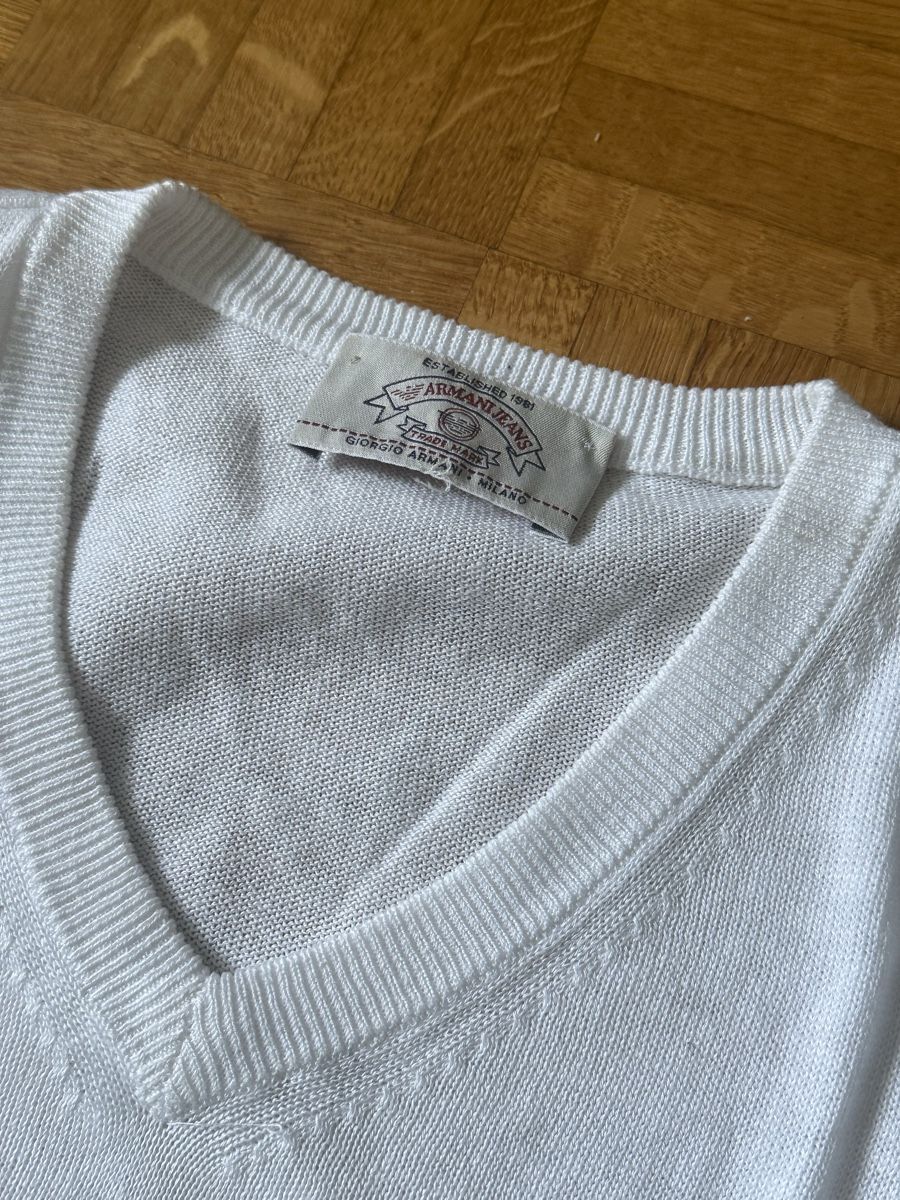 Maglioni & Felpe: Armani Jeans V-Neck Sweater tg. M – Usato da Pully venduto da football_shirts 3