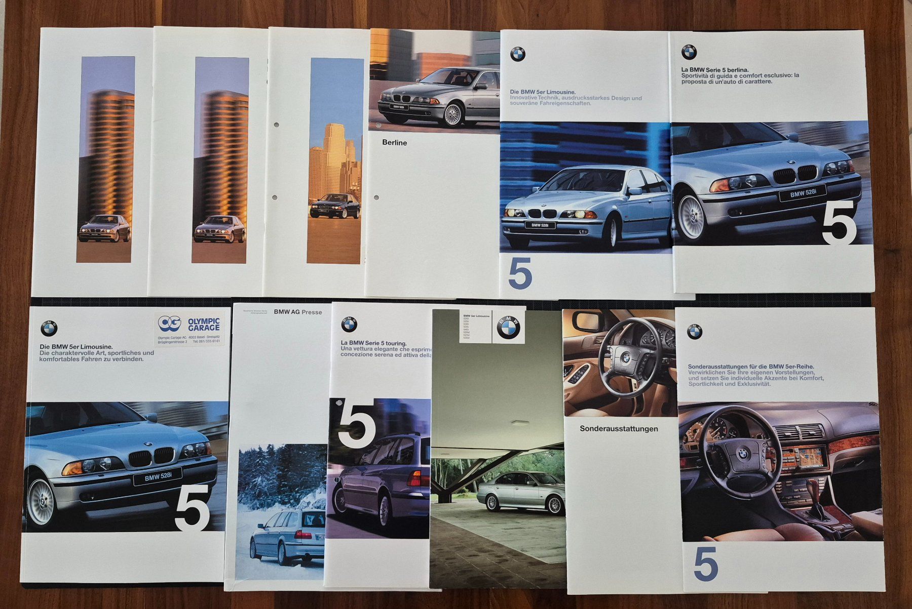 BMW Dokumente: BMW Broschüren E21 E30 E32 E34 E36 E38 E39 E46 E60 E90 M3 M5 – Neu (gemäss Beschreibung) aus Rothenburg von artandcars 3