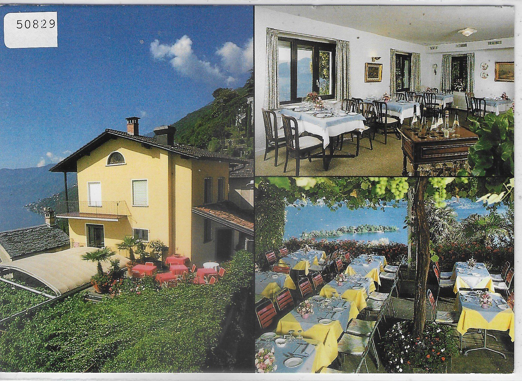 Ansichtskarten: Ronco s/Ascona - Ristorante Della Posta – Gebraucht aus Ettingen von Kartenplanet