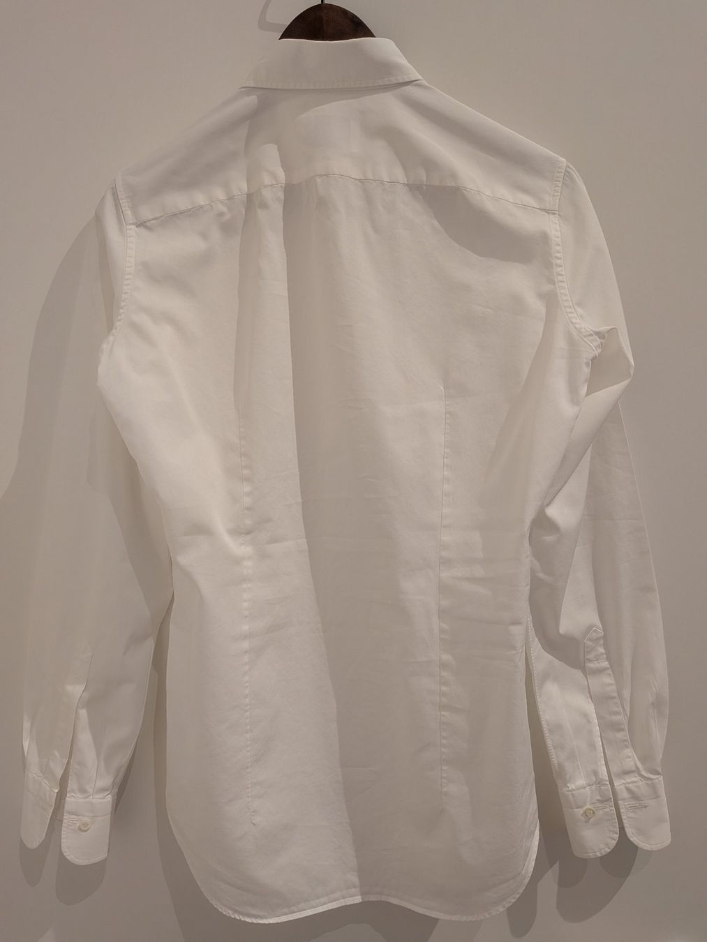 Camicie: Chemise blanche Emanuele Maffeis slim 100% coton – Usato da St-Aubin-Sauges venduto da pafpif 1