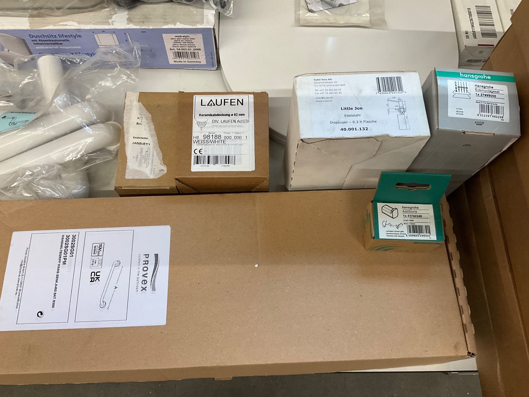 Rubinetteria: 594 Posten diverses Sanitärmaterial – Nuovo (secondo la descrizione) da Derendingen venduto da Meisterstuecke 7