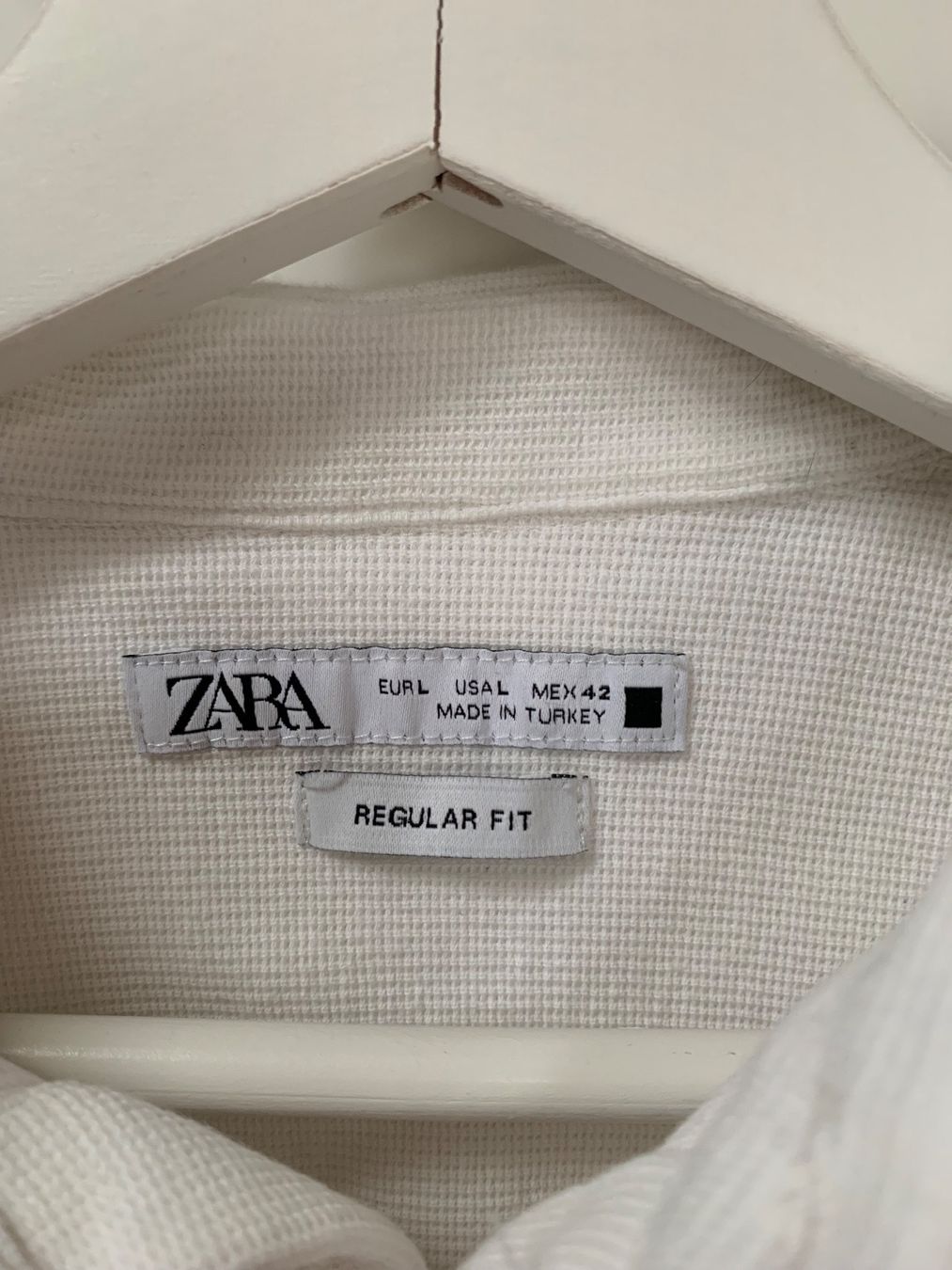 Zara Camicie: Zara Kurzarmhemd weiss – Usato da Maisprach venduto da jokoundklaas 5