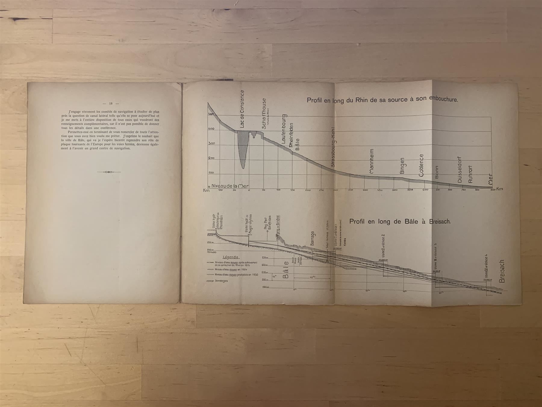 Bücher: Broschüre Rheinschifffahrt 1919 – Gebraucht aus Himmelried von rasmus67 2