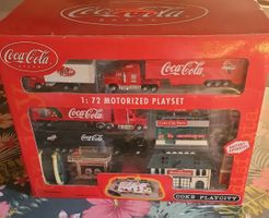 Circuit Coca-Cola motorisé 1:72, collectionneurs! Rare