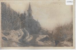 Leysin - Eglise en hiver im Winter
