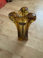 Lux Glas Vase Amber – Handgefertigt in Österreich
