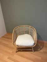 IKEA BUSKBO Sessel mit DJUPVIK Sitzkissen