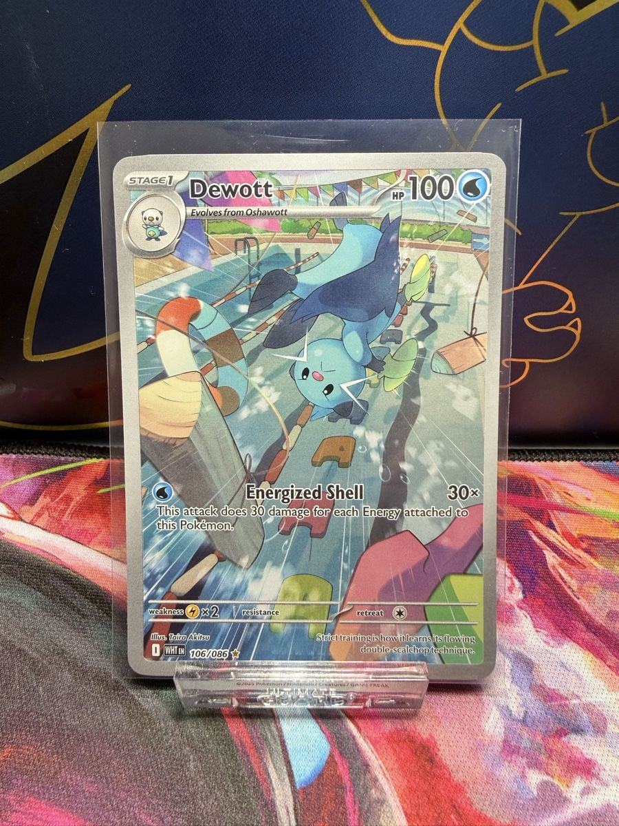 Pokémon Sammelbilder & Trading cards: Dewott 106/086 „Withe Flare“ – Gebraucht aus Uster von cardCollectorHum