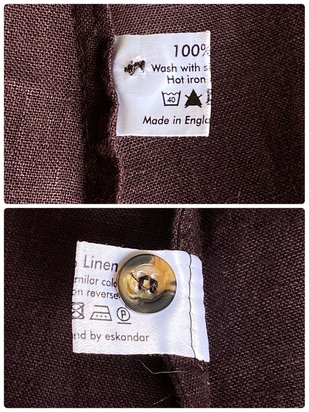 Vestiti: Eskandar Leinenkleid Grösse 0 – Usato da Oberwil BL venduto da Leni-Mischi 4