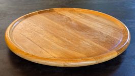 Holz Käseplatte, drehbar, sehr robust, 40 cm Durchmesser