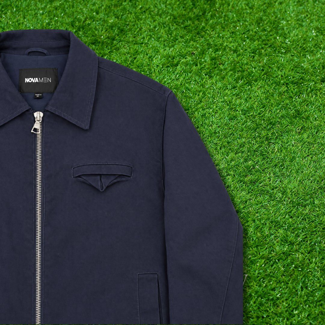 Jacken: NOVAMEN Navy Zip Workwear Jacket – Gebraucht aus Zürich von geoff_resell 2