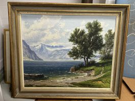 Ölgemälde Jakob Edwin Bachmann