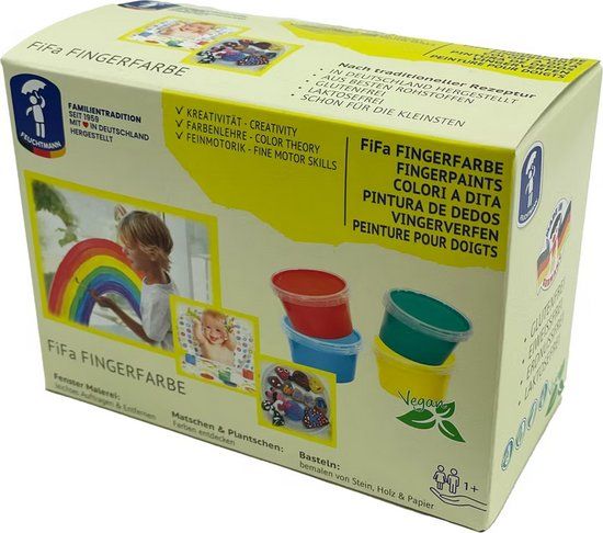 Farben: Feuchtmann Fingerfarbe Mini ab 1 J. – Neu und originalverpackt aus Oensingen von Liquidations-Shop