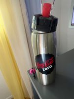 Trinkflasche Coca-Cola Zero Edelstahl gebraucht 500ml