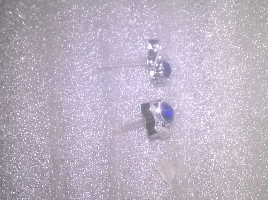 Orecchini pendenti & Orecchini a lobo: ohrringe modeschmuck,,mit dunckelblau kristall – Nuovo (secondo la descrizione) da Basel venduto da bijoutrie_4