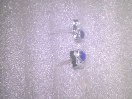 ohrringe modeschmuck,,mit dunckelblau kristall