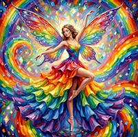 Diamond Painting Regenbogen-Elfe-10-Elfen-626
