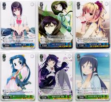 6 Dengeki Bunko - Weiss Schwarz Karten - Anime - japanisch