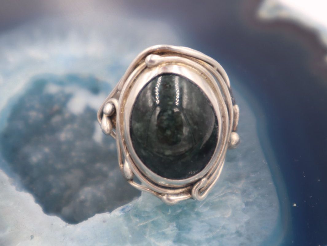 Anelli: Antiker Silber Ring Vintage Art Deco – Usato da Baden venduto da TellsKuchenhaus 1