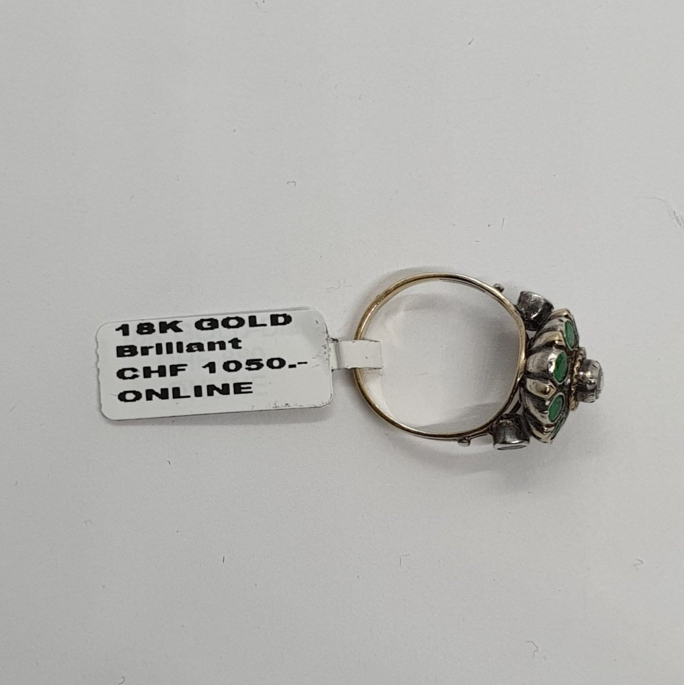 Anelli: Echt 18K Gold - Diamant Ring – Usato da Luzern venduto da Luzern-Goldhaus 1