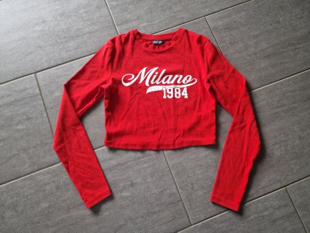 TALLY WEIJL Langarm-Sweatshirt rot gr. M