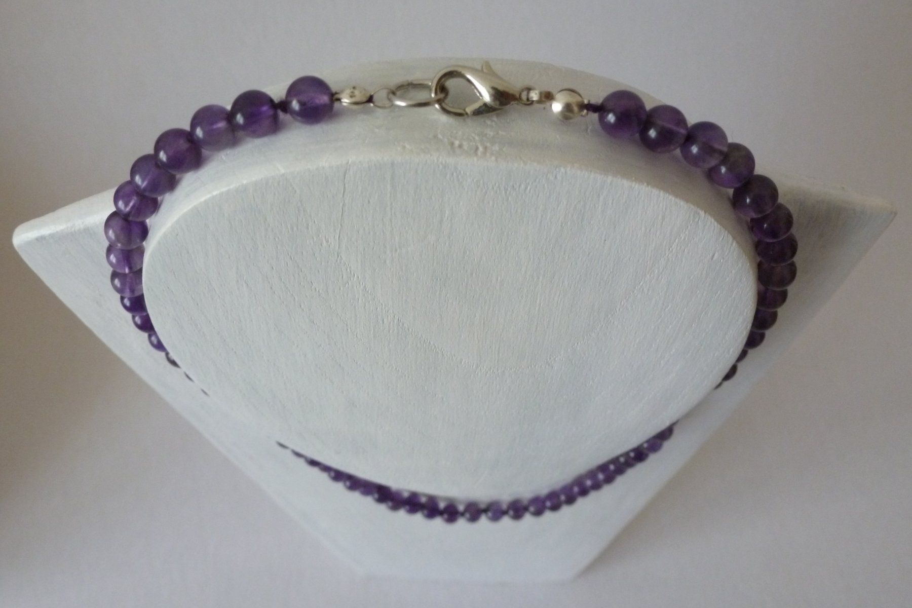 Ketten: Edelstein-Kette - Amethyst Nr. 36 – Neu und originalverpackt aus Mauren von Yeelen 1