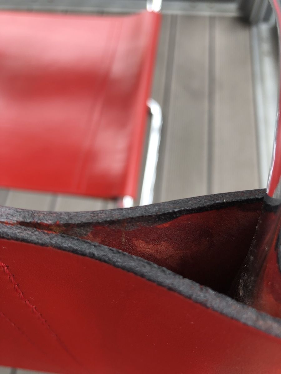Sedie: Mobilia Italia Leder Freischwinger Rot – Usato da Fribourg venduto da ann_l9b7 9