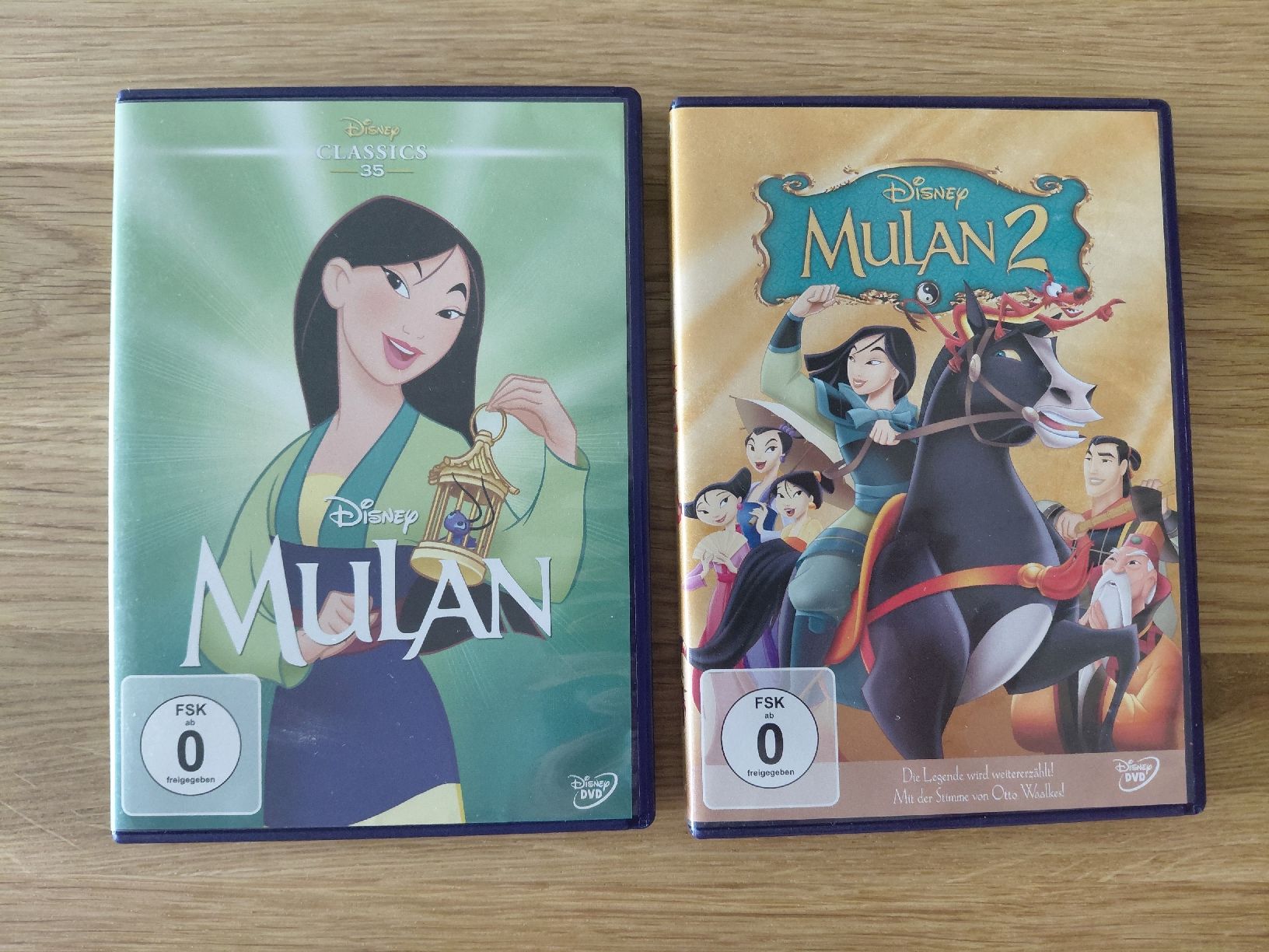 Alle DVDs: Mulan Classic Disney 1 & 2 – Gebraucht aus Geuensee von sonnenstunden