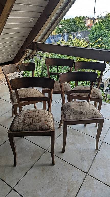 Stühle: Chaises en bois 5x – Gebraucht aus Provence von tokoclo