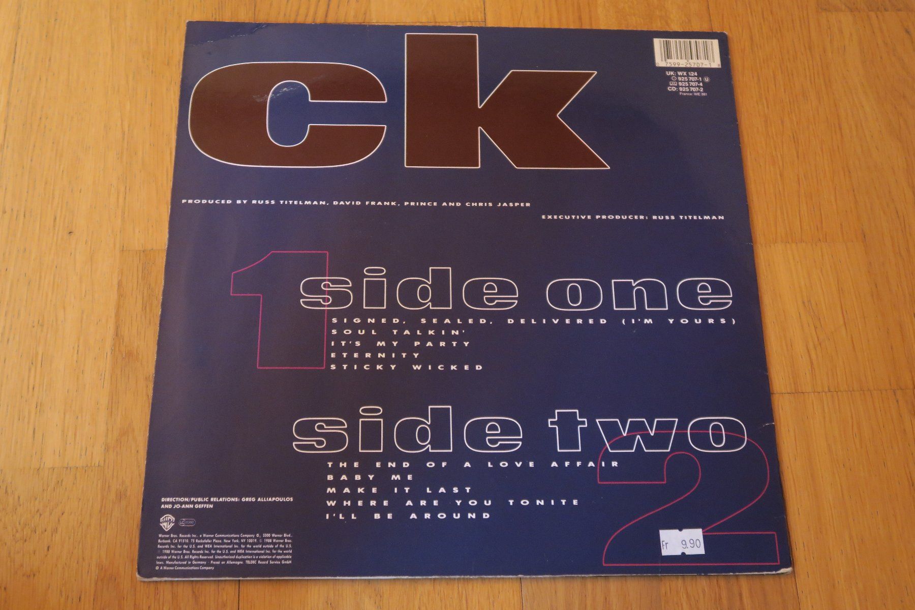 Dischi in vinile: Chaka Khan – CK – Usato da Thun venduto da Karibu70 1