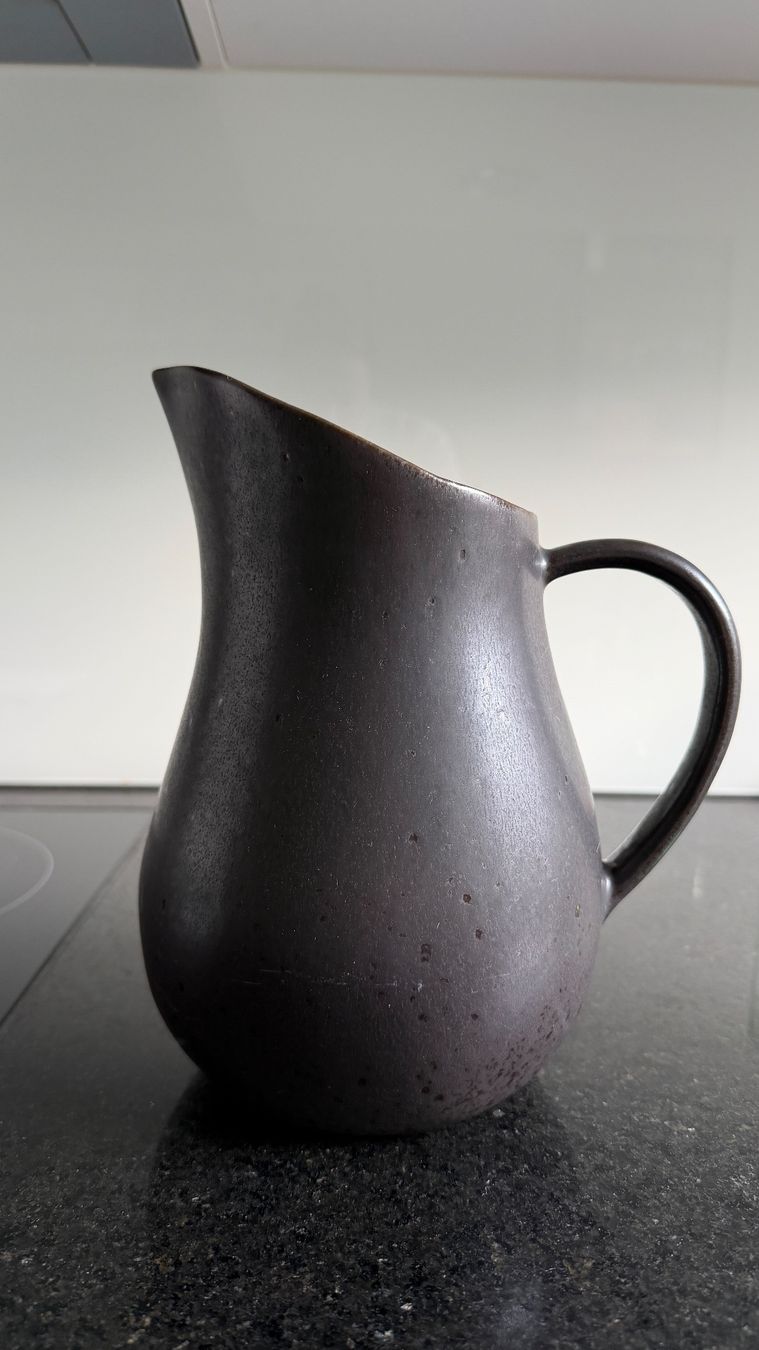 Caraffe: Steingut Krug / Karaffe, Dunkelbraun – Usato da Zürich venduto da pre_vy7t 4