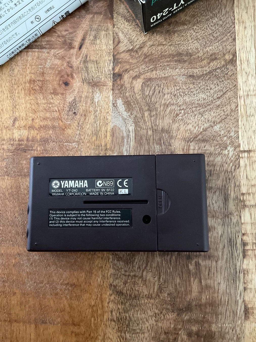 Yamaha Strumenti musicali: Stimmgerät YT-240 – Nuovo e nell'imballaggio originale da Alpnach Dorf venduto da Oli016 2