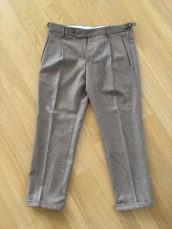 Berwich Wollhose in braun, Grösse 50