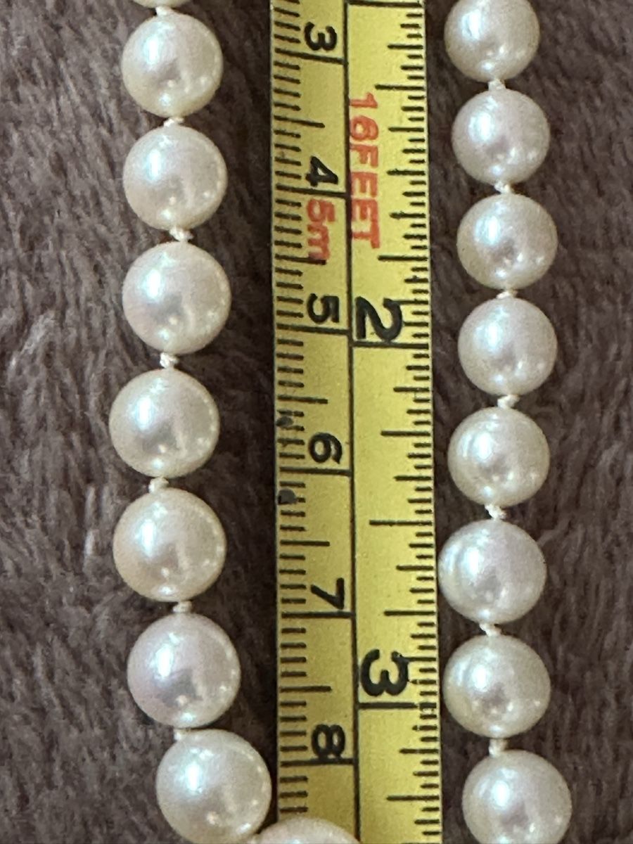 Catenine: Vintage Perlenkette mit Goldverschluss – Usato da Herbriggen venduto da Sehrazade 8