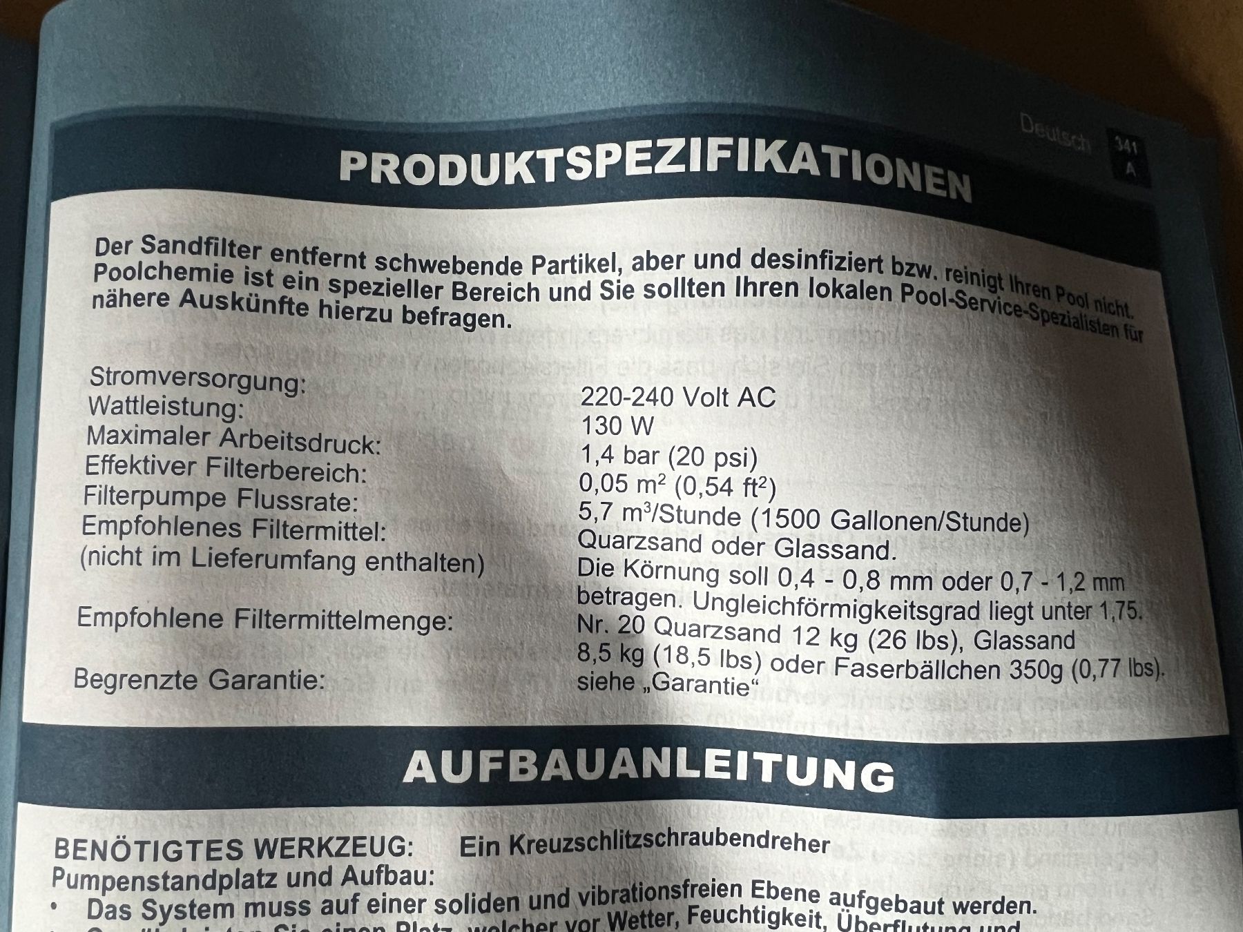 Intex Accessori per Piscine: Intex Sandfilterpumpe neu – Usato da Grabs venduto da Vergissmeinnicht99 3