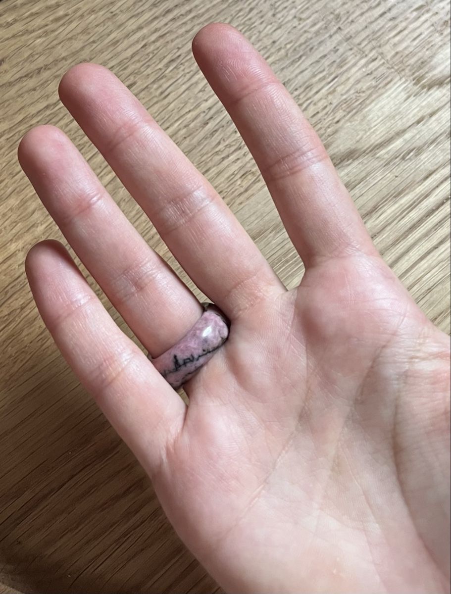 Anelli: Bague pierre de Rhodonite - taille 51 – Nuovo (secondo la descrizione) da Biel/Bienne venduto da Fjollushe 3