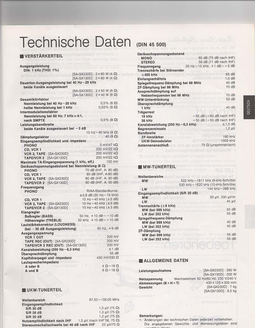 Amplificatori: Technics AV-Stereo-Steuerreceiver und Funai CD Wechsler L.Sp – Usato da Worblaufen venduto da auzuerch01 7